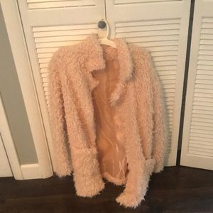Pink Sherpa Jacket